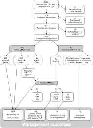 Flow Chart Showing The Imaging And Management Outcomes Both