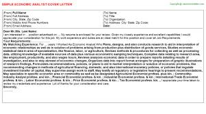 We did not find results for: Economic Analyst Cover Letter