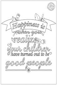 'live as if you were to die tomorrow. Parenting Quote Coloring Pages For Adults Toysmatrix