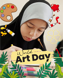 April 15th is World Art Day, a celebration of creativity where Little  Yellow Flower children channel their emotions and dreams through the  vibrant power of color and imagination. Today, let's come together