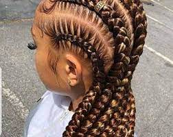 Hand Braided 13x6 Lace Frontal Side Part Braids Wigs With Baby Etsy Braids Hairstyles Pictures Kids Braided Hairstyles African Hair Braiding Styles