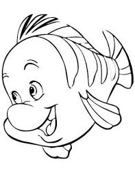 Flounder Little Mermaid Coloring Pages Sketch Template Mermaid Coloring Pages Cartoon Coloring Pages Mermaid Coloring