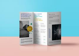 Tri Fold Brochure Mockup Psd