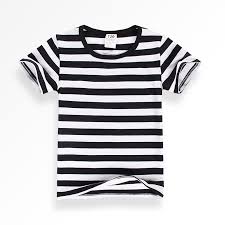 Gratis versand & rückversand bei about you. Black And White Stripes Boys T Shirt Cotton Girls Clothing Short Sleeve O Collar Toddler Kids Top Tee For Children Shopee Philippines