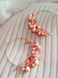 超簡単 ピアスの作り方 フープピアス編 blog something white おしゃれ イヤリング アクセサリー ピアス ハンドメイド