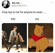 Crop Top Meme Exo Memes Exo Funny Kpop Memes