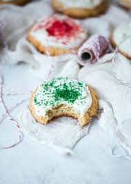 On low speed, beat in flour mixture in thirds. Soft Almond Flour Sugar Cookies With Vanilla Buttercream Ambitious Kitchen