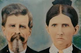 Stephen & Rebekah visiting the old home of their great grandparents Andrew  & Elsie Hampton Easter in 2010. Collaged in are photos of Andrew & Elsie  from the 1930's, and 1987. The