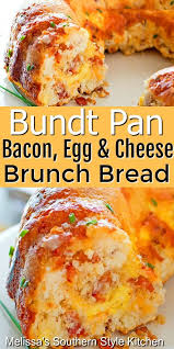 Bundt Pan Bacon Egg And Cheese Brunch Bread Breakfast Recipes Casserole Breakfast Brunch Recipes Recipes