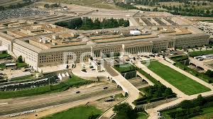 The pentagon — located across the river from washington, d.c. Aerial Establishing Shot Of The Pentagon Stock Video Pond5