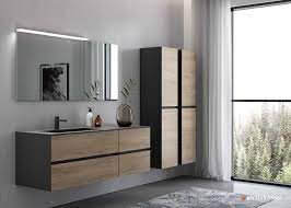 Check spelling or type a new query. Meuble Salle De Bains Avec Facade En Bois Bathroom Interior Design Floating Bathroom Vanities Bathroom Style
