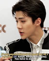 God So Cute N Handsome At The Same Time Oh Sehun N Shy Oppa Xuimin Sehun Cute Exo Sehun Sehun