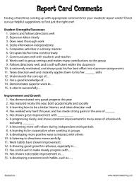 Once you've made your report card, duplicate the design and reformat it to make a teacher review form, a syllabus, a class calendar, or worksheet. Lakeshore Report Card Comments Fill Online Printable Fillable Blank Pdffiller
