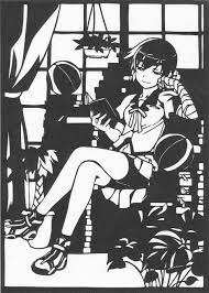 神原駿河 切り絵 ピック のイラスト pixiv 神原駿河 イラスト キャラクターデザイン