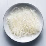 Are glass noodles made of rice?