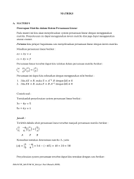 Aplikasi matriks dalam pengolahan gambar. Penerapan Matriks Dalam Spl Kumplit