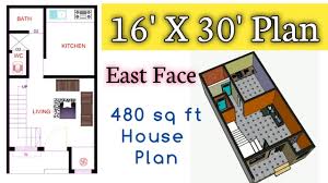 20 x 30 latest east face house plan front elevation design bathroom tiles granite marble designs reviewed by awesome house plans on july 26, 2020 rating: Civil Engineer For You 16 X 30 East Face House Plan 480 Sq Ft House Plan Design Facebook