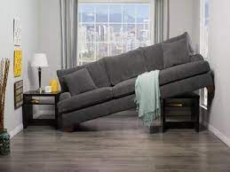 If your room is on the smaller size then opt for pieces that are more small scale which will give you the negative space you (and your shins) need. Condo Size Furniture I Custom Furniture Edmonton
