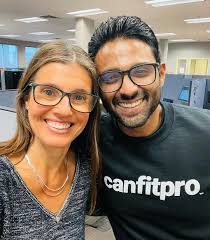 Fun visit with the amazing @canfitpro team at their HQ! We celebrated the  launch of our new partnership and Brain Fitness course for ACTIVE AGING.  Best part? All of the incredible energy