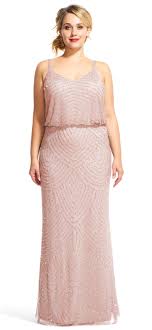 An Art Deco Bridesmaid Dress That S Size Inclusive Art Deco Beaded Blouson G Art Deco Bridesmaid Dresses Bridesmaid Dresses Plus Size Wedding Dresses Unique