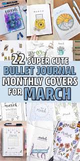 Bullet Journal Monthly Cover Ideas For March 2020 Crazy Laura Bullet Journal Ideas Pages March Bullet Journal Bullet Journal