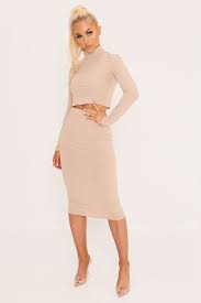 Shop for ribbed crop top online at target. Camel Ribbed Long Sleeve Crop Top Tops Crop Top I Saw It First