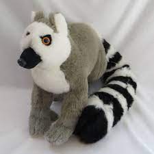 Ring Tailed Lemur Plush Stuffed Animal 34 In Long Wildlife Artists Conservation Wildlifeartists Plush Stuffed Animals Wildlife Artists Animals