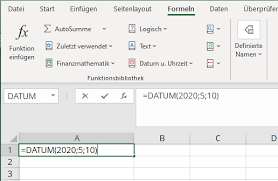 Ein automatisches inhaltsverzeichnis in word kann mit nur wenigen klicks. Excel Datum Funktion So Einfach Funktioniert S Ionos