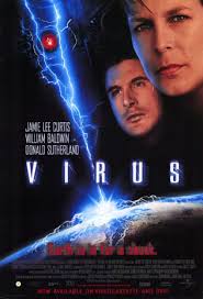 Virus movie poster [Jamie Lee Curtis, William Baldwin] 27x40 video