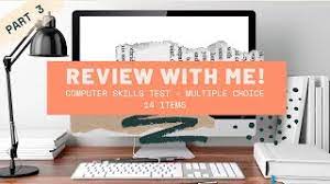 Get ready to pass microsoft word employment assessment test. Computer Skills Test Practice With Answers Call Center Written Exam Computer Exam In Call Center Youtube