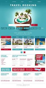 Template 48115 Travel Booking Responsive Website Template Travel Book Design Travel Design Travel Website