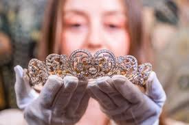 Queen Victorias Emerald Diamond Tiara Designed Editorial Stock Photo