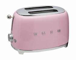 Smeg 2 Slice Grille Pain Rose Rose Ebay