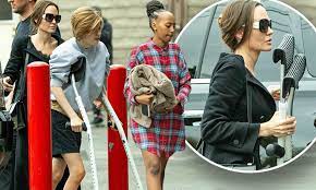 Angelina Jolie Takes Daughters Shiloh And Zahara To A Movie After Revealing They Had Surgeries Daily Mail Online While jolie referred to zahara getting surgery, she did not specify which of her younger daughters underwent hip surgery. angelina jolie takes daughters shiloh