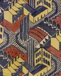 Welwyn Garden City Vintage Ancient Pattern Art Design Art Ancient Art