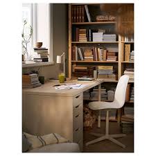 Linnmon Alex Table White White Stained Oak Effect White 59x29 1 2 Ikea In 2020 Ikea Swivel Chair Ikea Desk Chair
