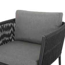 sefora outdoor rope club chair with cushions set of 2 lounge chair outdoor club chairs contemporary outdoor lounge chairs