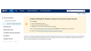 People can qualify, even if they do not work. Stimulus Check Non Filers Must Complete Online Irs Tool By Oct 15 To Register For Payment Action News Jax