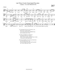 All who dwell in dark and sin, my hand will save. Hymn I Am Thine O Lord I Have Heard Thy Voice