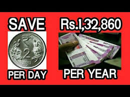 Save Rs 132860 Per Year By Just Saving Rs 2 Per Day Youtube