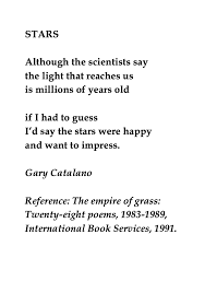Gary Catalano Stars International Books Poems Gary