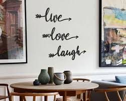 Live Love Laugh Sign Metal Wall Art Words Metal Wall Decor Etsy Word Wall Art Metal Walls Metal Wall Sign