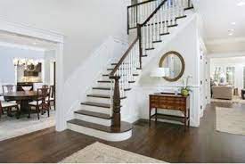 We needed a solution for hanging our coats and this long wall in our entryway was the perfect. House Envy Modern Colonial In Ma Colonial House Interior Colonial House Modern Colonial