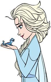 Clip Art Of Elsa Holding Bruni In Her Hand Disney Frozen2 Elsa Bruni Elsa Pictures Disney Art Drawings Frozen Drawings