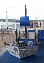 Cruise ship dock at fort hill wharf, which is quite close the stokes hill wharf by water, but it is a 2 km or so by road. Captain Jolly Roger S Playground At Stokes Hill Wharf Darwin Darwin