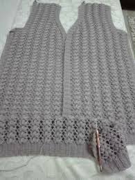 En Kolay Tig Isi Bayan Yelek Modeli Yapilisi Baby Knitting Patterns Tig Isleri Yelek