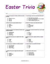 Challenge them to a trivia party! Easter Trivia Questions And Answers Multiple Choice Bible Quiz