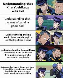 We did not find results for: Kira Yoshikage Did Nothing Wrong Shitpostcrusaders