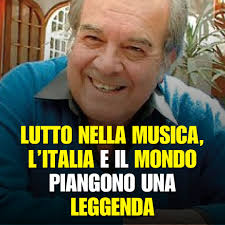 Lutto nella musica, l'Italia e il mondo piangono una leggenda ⤵️⤵️