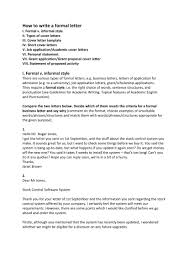 The format of a formal letter. 8 Business Formal Letter Examples Pdf Examples